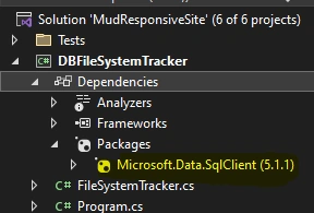 monitor a directory in Windows 10 using C# and .NET