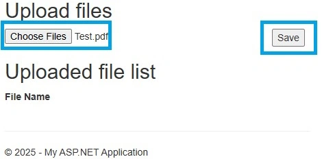Choose file
