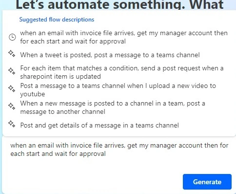Power automate