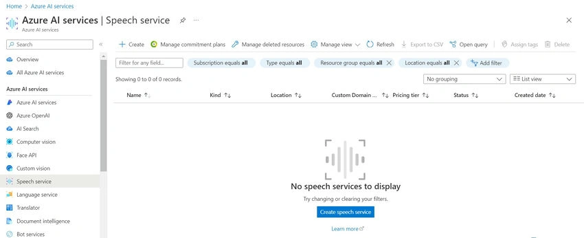 Service button