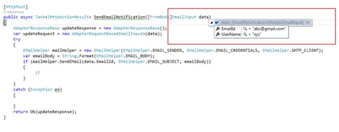 verify input parameter