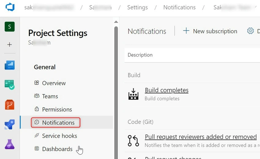 Project Settings