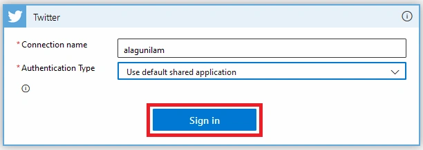 Email yourself new tweet with specific keyword Using Azure Logic App