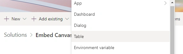 Embed Canvas App In A Model Driven App