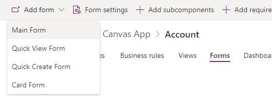 Embed Canvas App In A Model Driven App