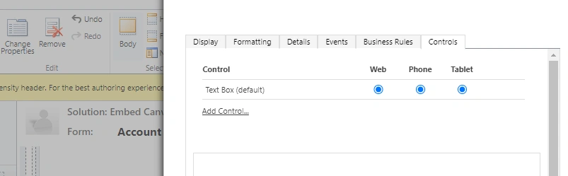 Embed Canvas App In A Model Driven App
