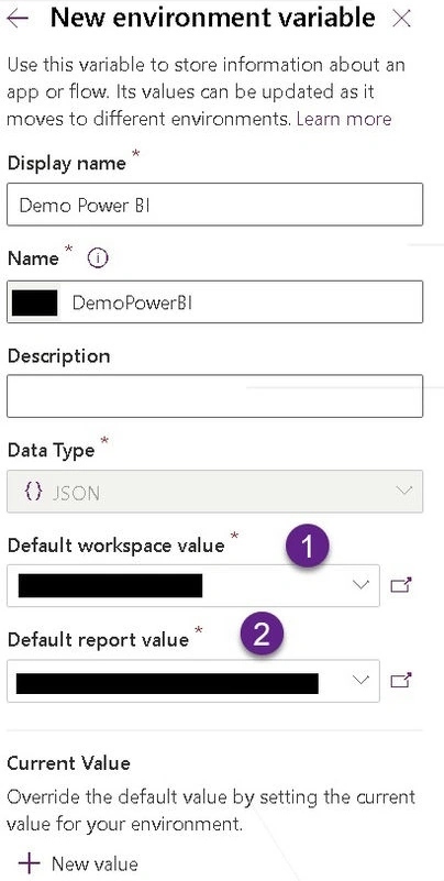 Power BI environment