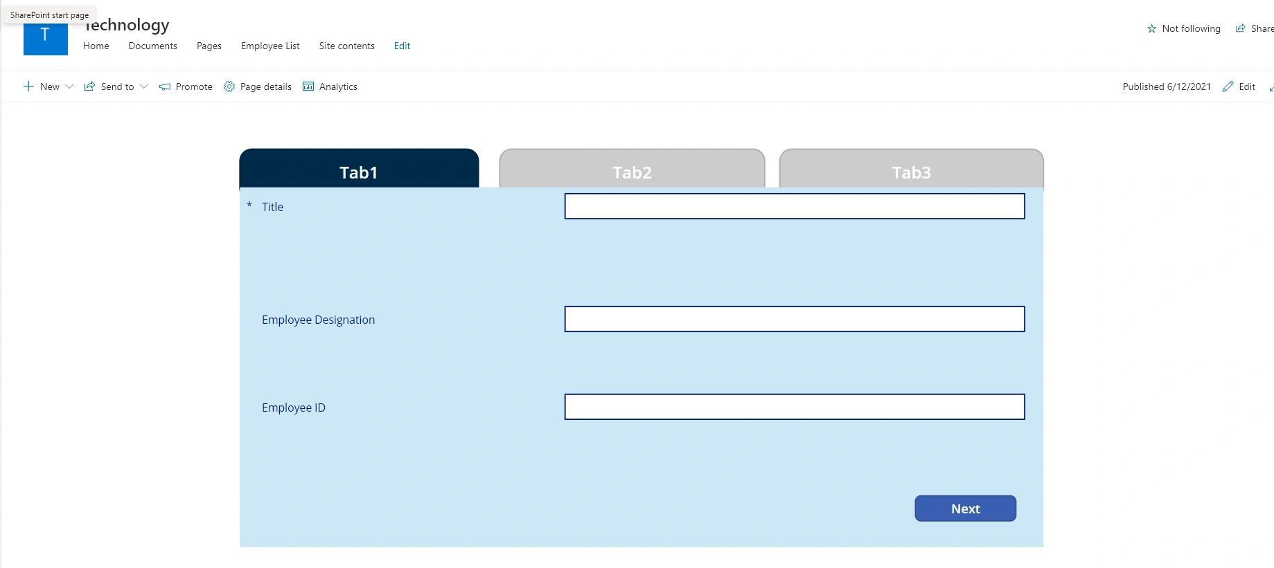 Embed PowerApps In SharePoint Modern Page