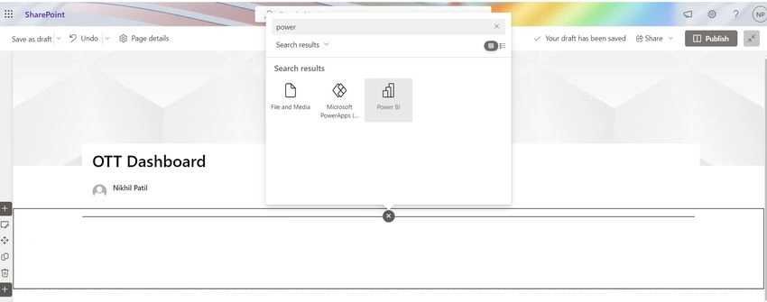 OTT Dashboard