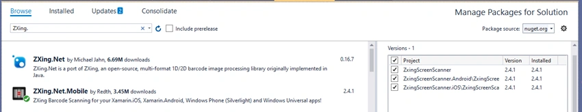 Embedding QR Code Scanner in Xamarin.Forms