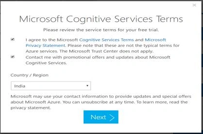 Microsoft Cognitive Services