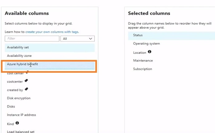 Azure Hybrid Benefit in Azure Virtual Machines