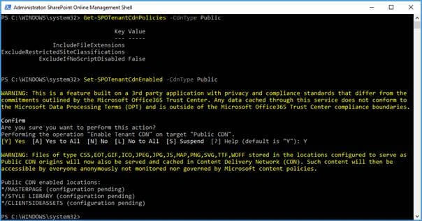 Enable CDN In Your Office 365 Tenant For SPFx WebPart