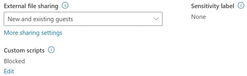 Setting tab