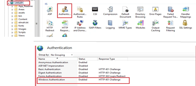 Enable Windows Authentication in Web API and Angular App