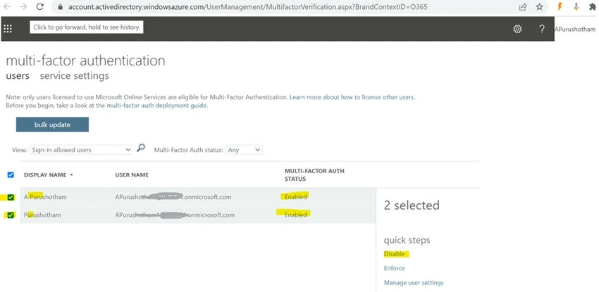 Multi-factor authentication