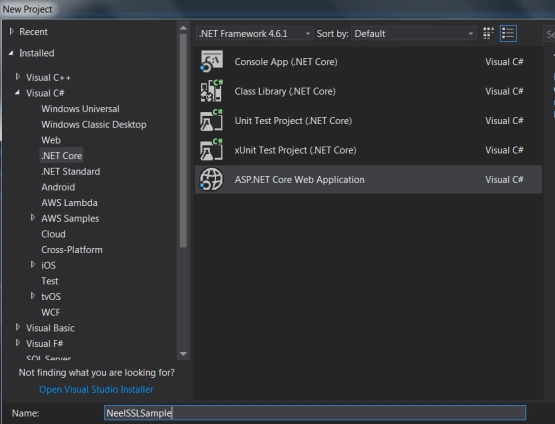 .Net core