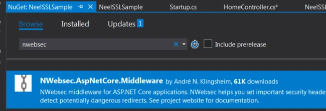 .Net core