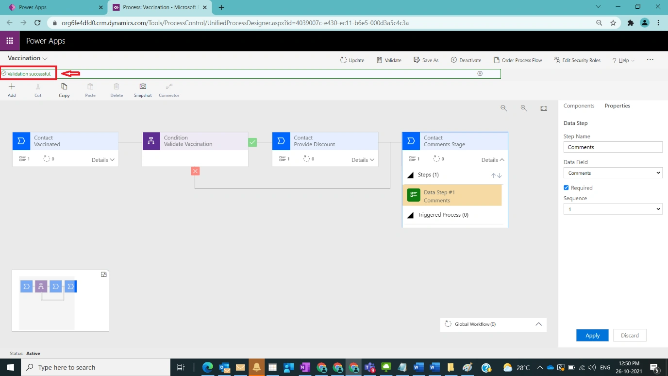 Enhance BPF With Branching in Dynamics CRM Figure 6