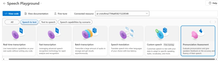 Pronunciation Assessment