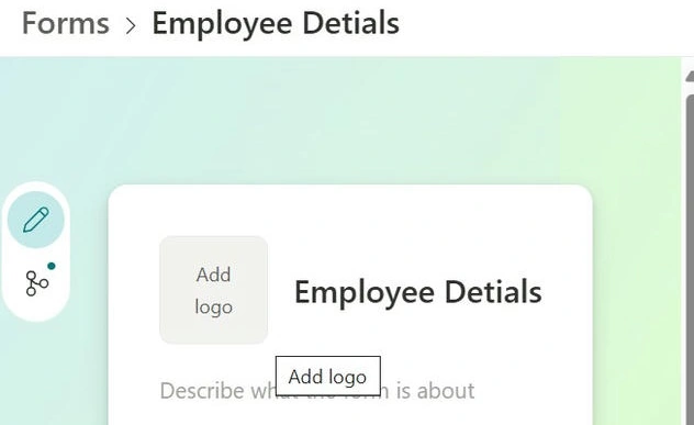 New Form option