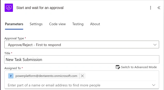 Approval Action