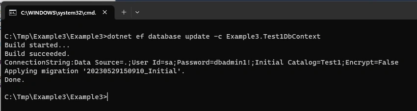 Entity Framework 7 Code First Using CLI