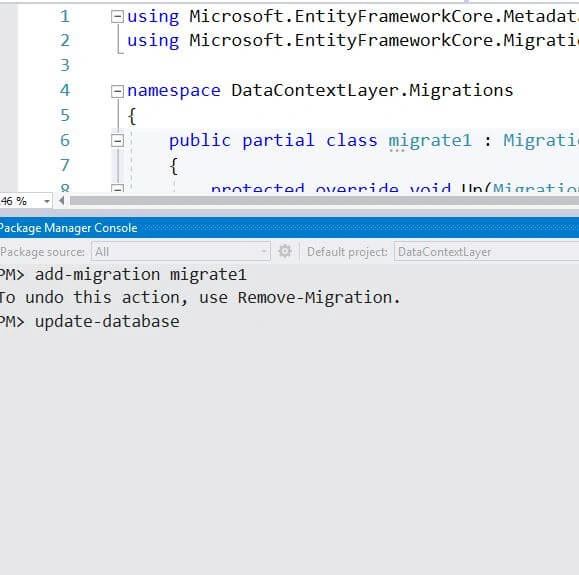 ASP.NET Core 2.1 - Implement Entity Framework Core In A Code First Approach
