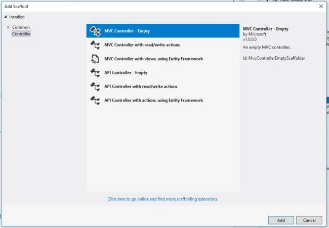 ASP.NET Core 2.1 - Implement Entity Framework Core In A Code First Approach