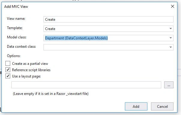 ASP.NET Core 2.1 - Implement Entity Framework Core In A Code First Approach