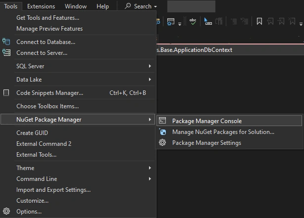 NuGet package manager