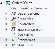 Entity Framework Core in Docker Container