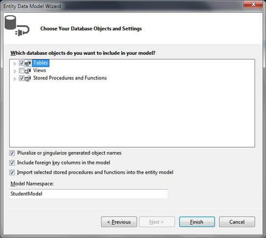 ADO.NET Entity data Model