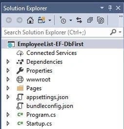 Entity Framework Database First In ASP.NET Core