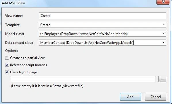 Entity Framework Database First In ASP.NET Core