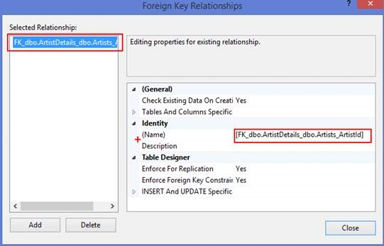 Entity Framework in MVC