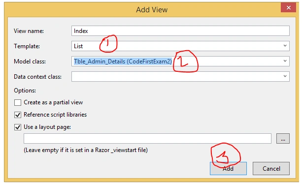Add view