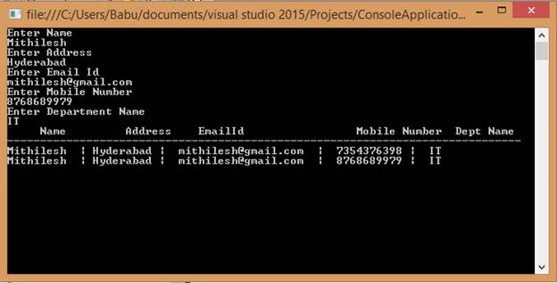 Entity Framework