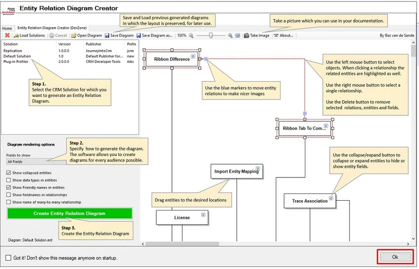 Entity Framework Diagram Creator