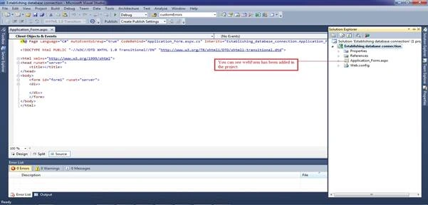 webForm 