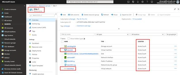 Establishing VPN Gateway Connection Between VNet To VNet