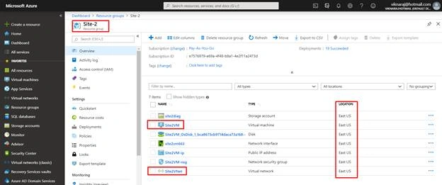 Establishing VPN Gateway Connection Between VNet To VNet
