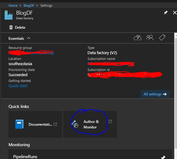 ETL Using Azure Data Factory