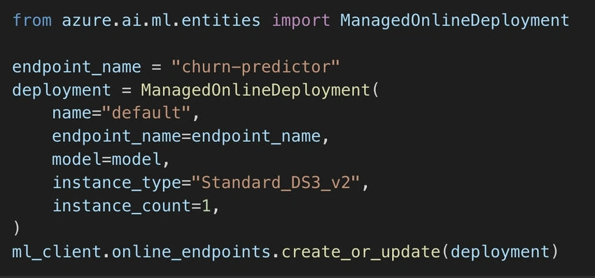 Managed endpoints