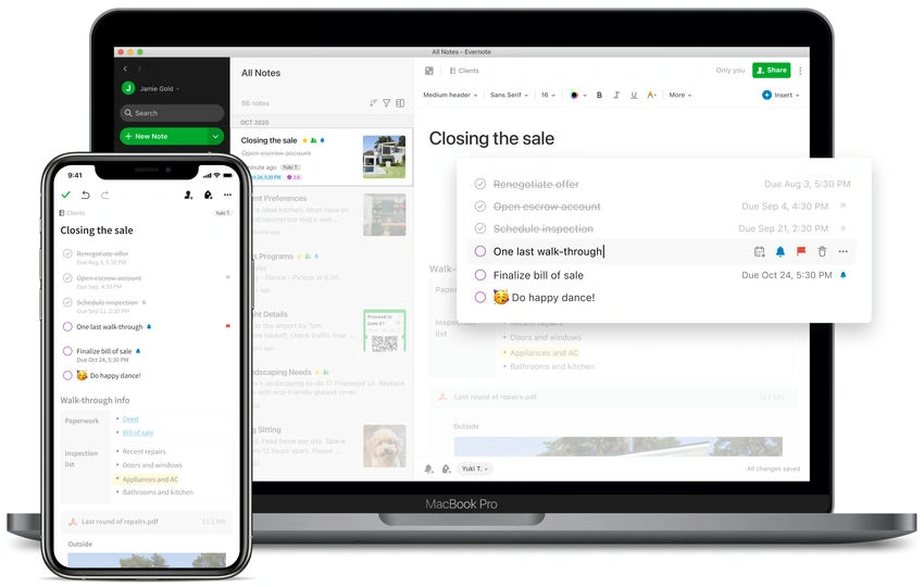 Evernote Home