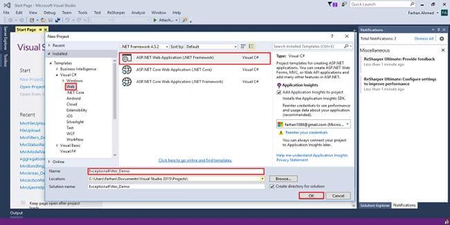 Exception Filter in ASP.NET MVC
