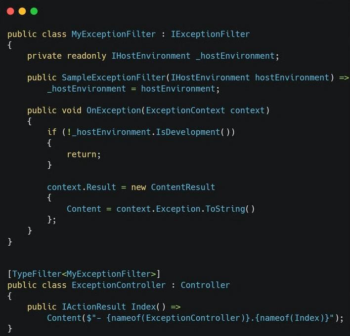 Exception Filters