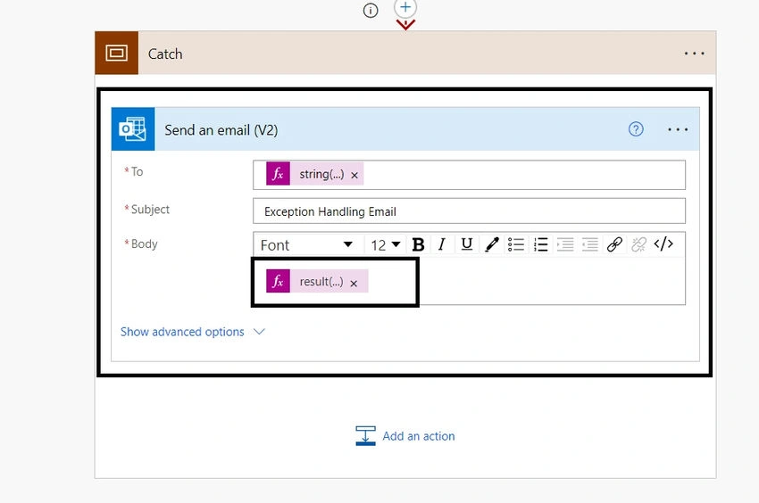 result send an email