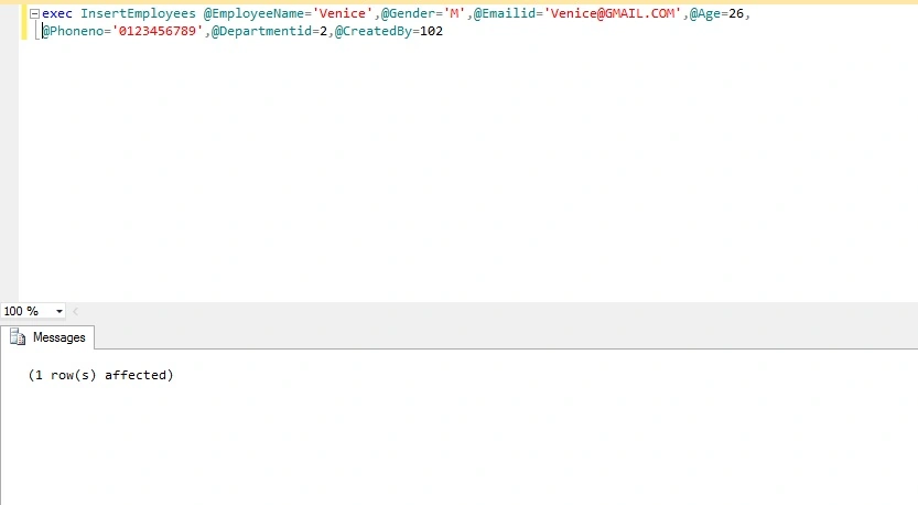 Exception Handling In SQL Server