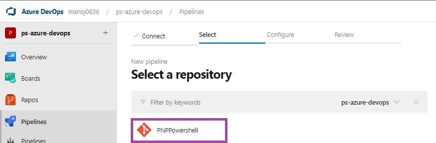 Select Repo